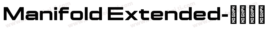 Manifold Extended字体转换